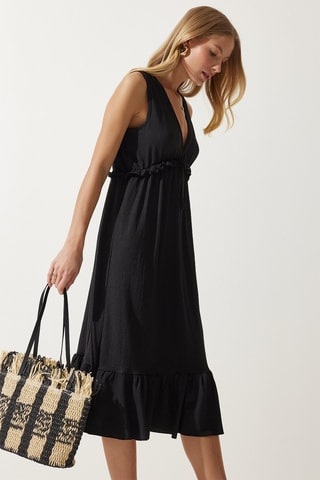 Vestido - 
Preto