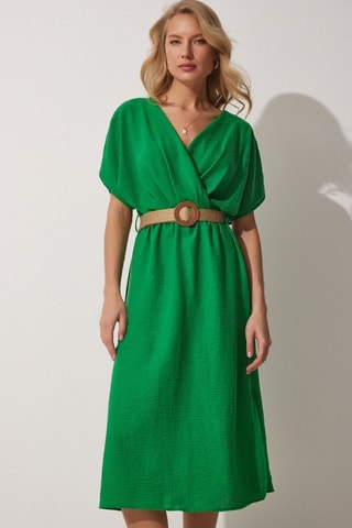 Vestido midi - Verde