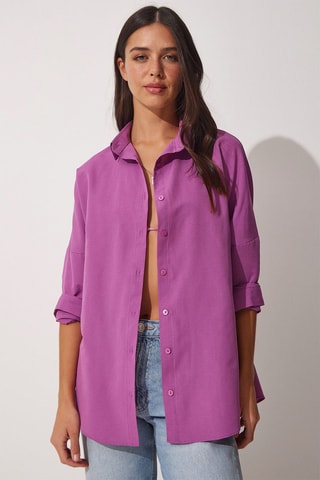 Camisa oversize - Lilás