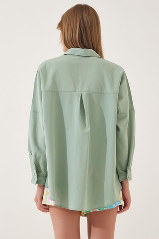 Camisa regular - Verde