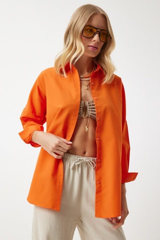 Camisa oversize - Laranja
