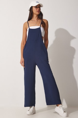 Jardineiras - Azul-marinho