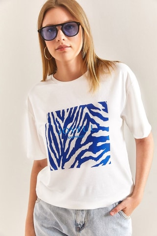 T-shirt - Azul-marinho