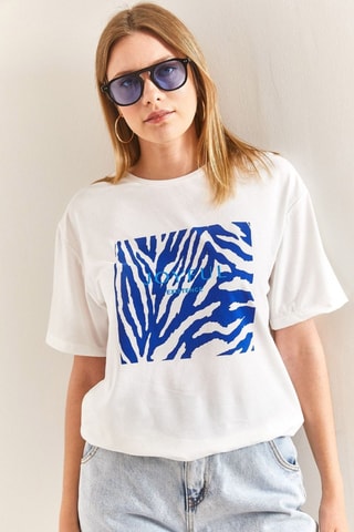 T-shirt - Azul-marinho