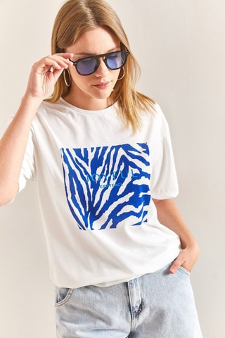 T-shirt - Azul-marinho