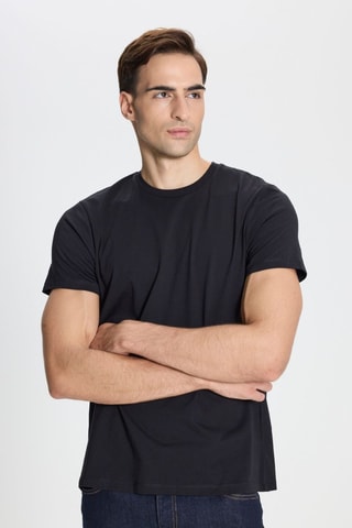 T-shirt slim - Preto