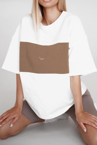 T-shirt oversize - Branco
