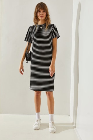 Vestido t-shirt - Preto