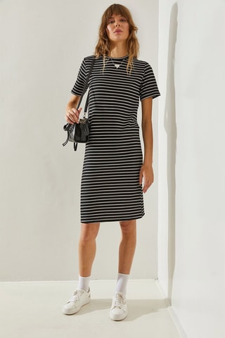 Vestido t-shirt - Preto