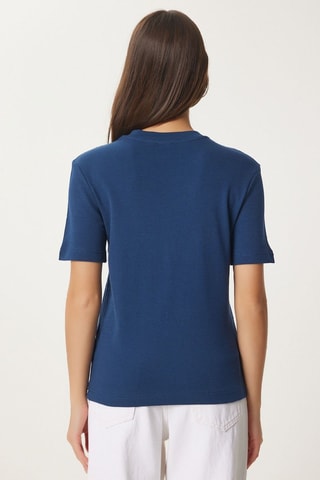 T-shirt - Azul-marinho