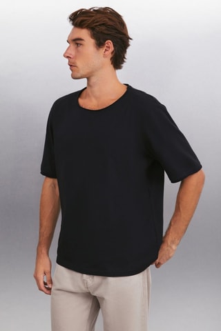 T-shirt regular - Preto