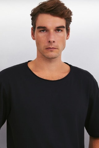 T-shirt regular - Preto