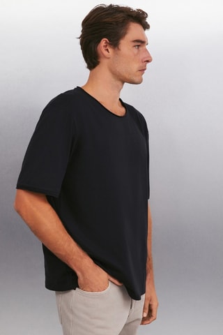 T-shirt regular - Preto
