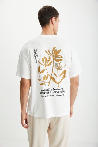 T-shirt oversize - Branco