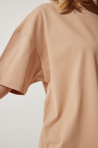 T-shirt oversize - Bege