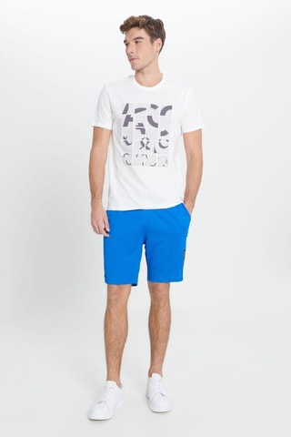 Calções regular - Azul-pato