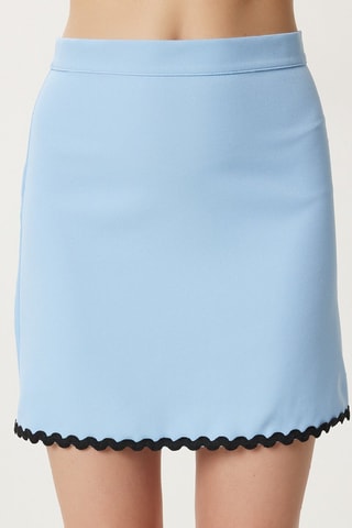 Saia direita - Azul-celeste