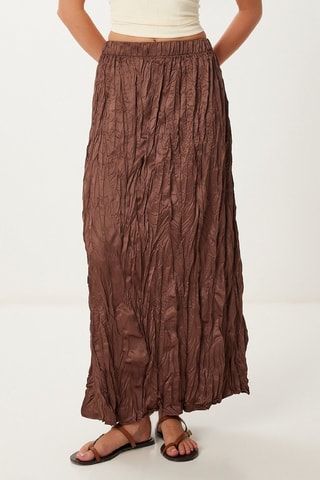 Saia comprida - Castanho