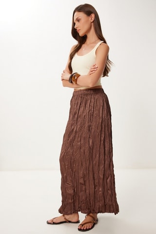 Saia comprida - Castanho