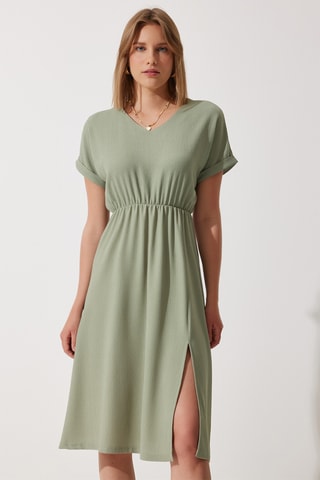 Vestido estilo patinadora - Verde