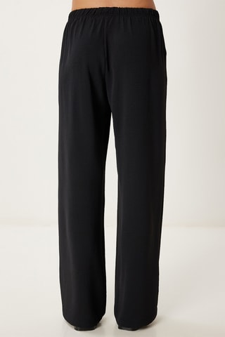 Calças palazzo - Preto