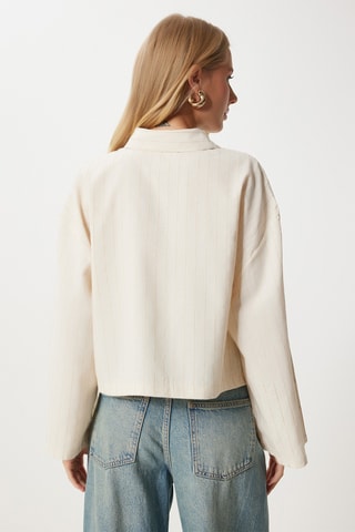 Camisa em linho - Nude