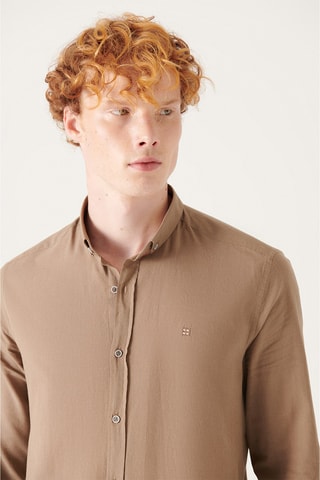 Camisa slim - Toupeira