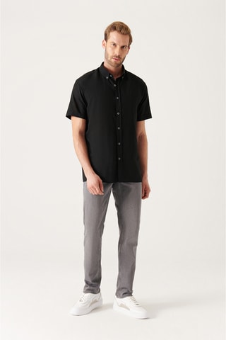 Camisa slim - Preto