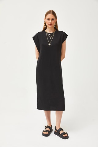 Vestido direito - Preto