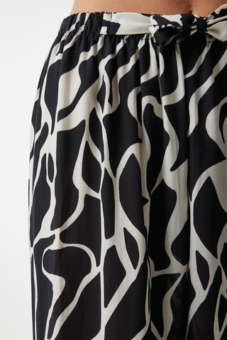 Calças palazzo - Cru