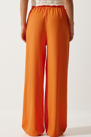 Calças palazzo - Laranja