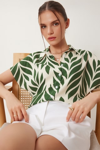 Camisa - Caqui e bege