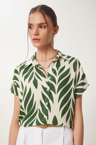 Camisa - Caqui e bege