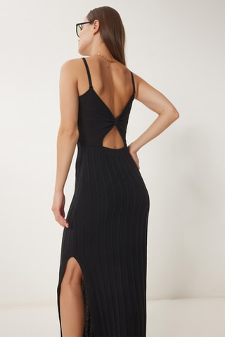 Vestido justo - Preto