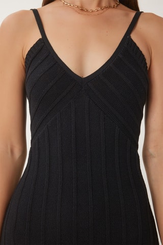 Vestido justo - Preto