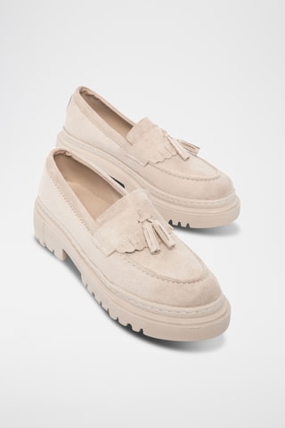 Mocassins - Bege-claro