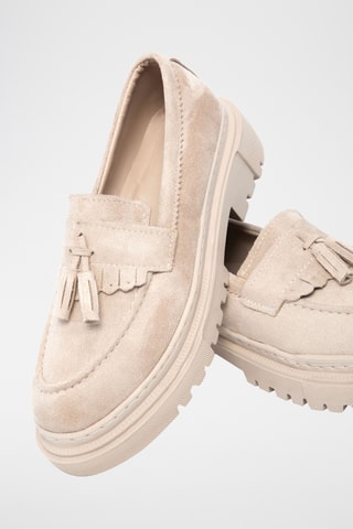 Mocassins - Bege-claro