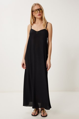 Vestido comprido - Preto