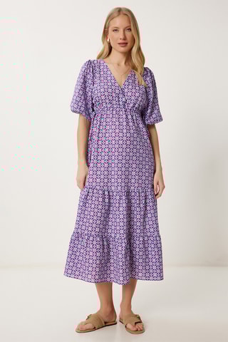 Vestido estilo patinadora - Violeta