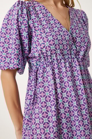 Vestido estilo patinadora - Violeta