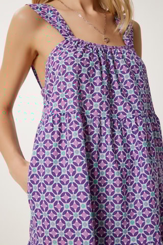 Vestido estilo patinadora - Violeta