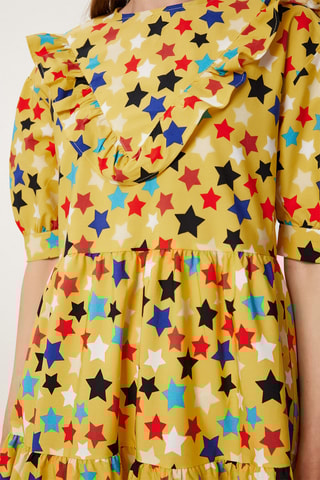 Vestido estilo patinadora - Amarelo