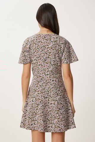 Vestido trapézio - Rosa