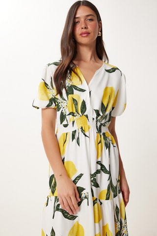 Vestido comprido - Cru