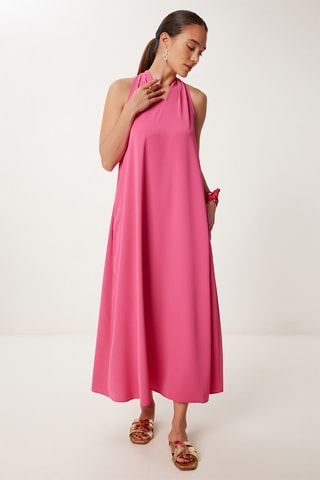 Vestido comprido - Fúcsia