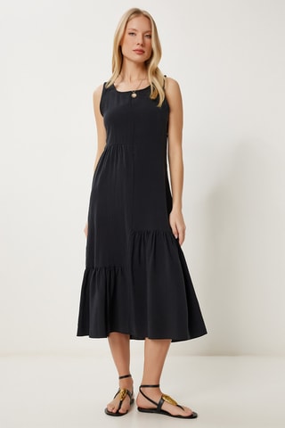 Vestido comprido - Preto