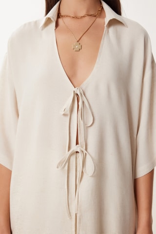 Calções e blusa - Verde-água