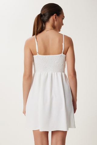 Vestido estilo patinadora - Branco