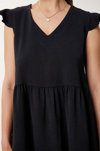 Vestido trapézio - Preto