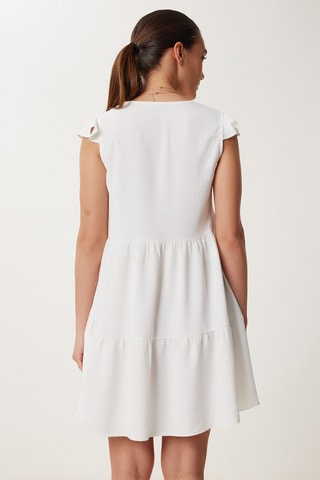 Vestido trapézio - Branco